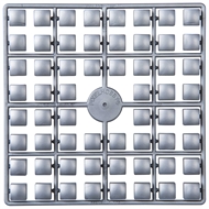 XL pixel perle - Sølv nr. 561   Prisgaranti